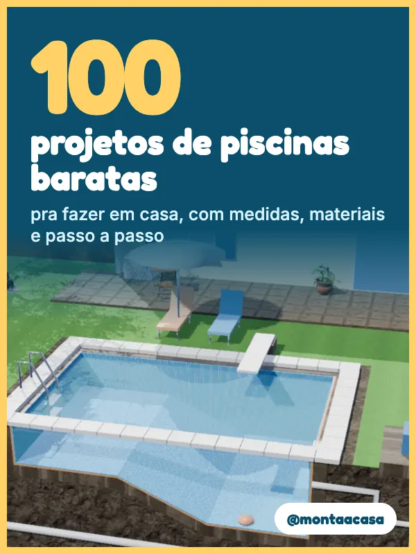 Capa do guia 100 projetos de piscinas baratas